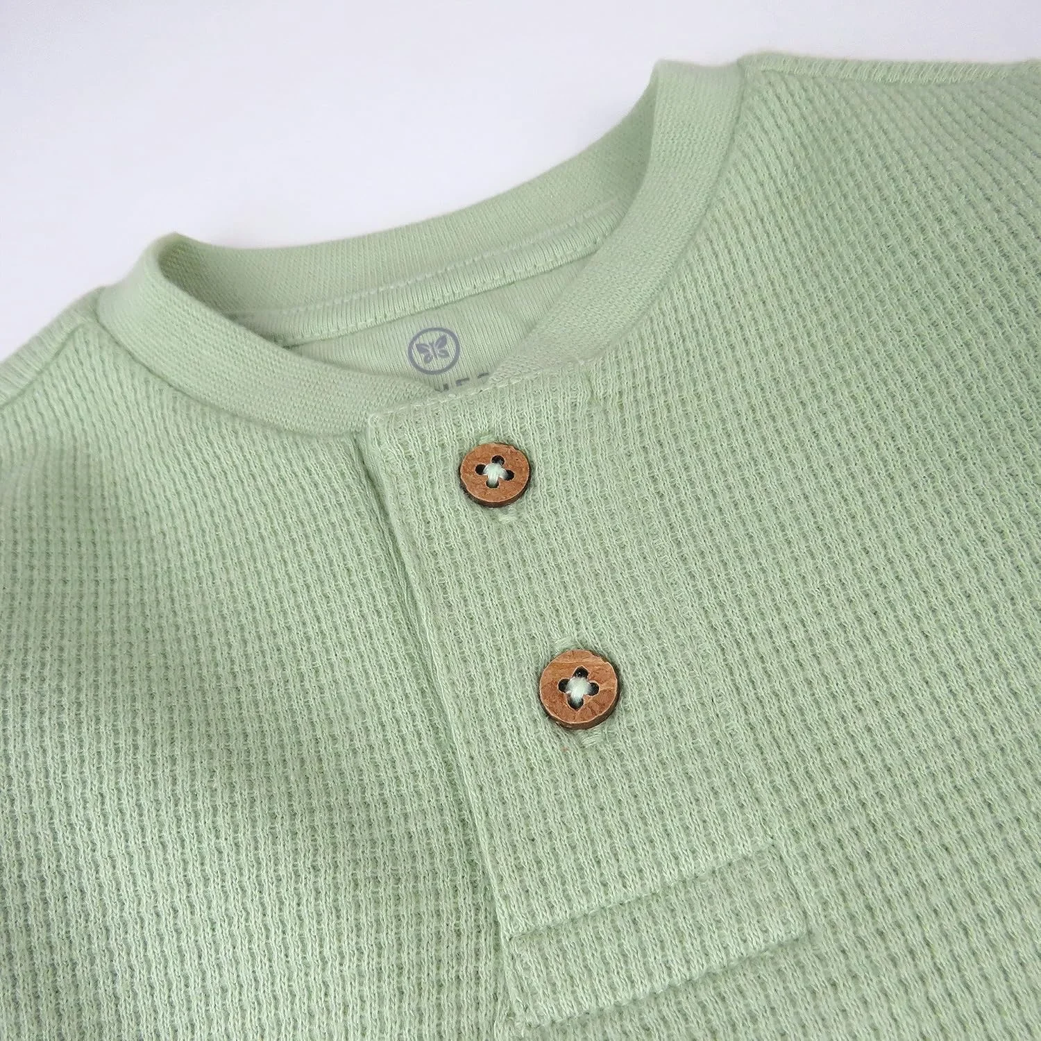 تی شرت یقه هنلی بافتنی پسرانه HonestBaby - بسته 5 عددی