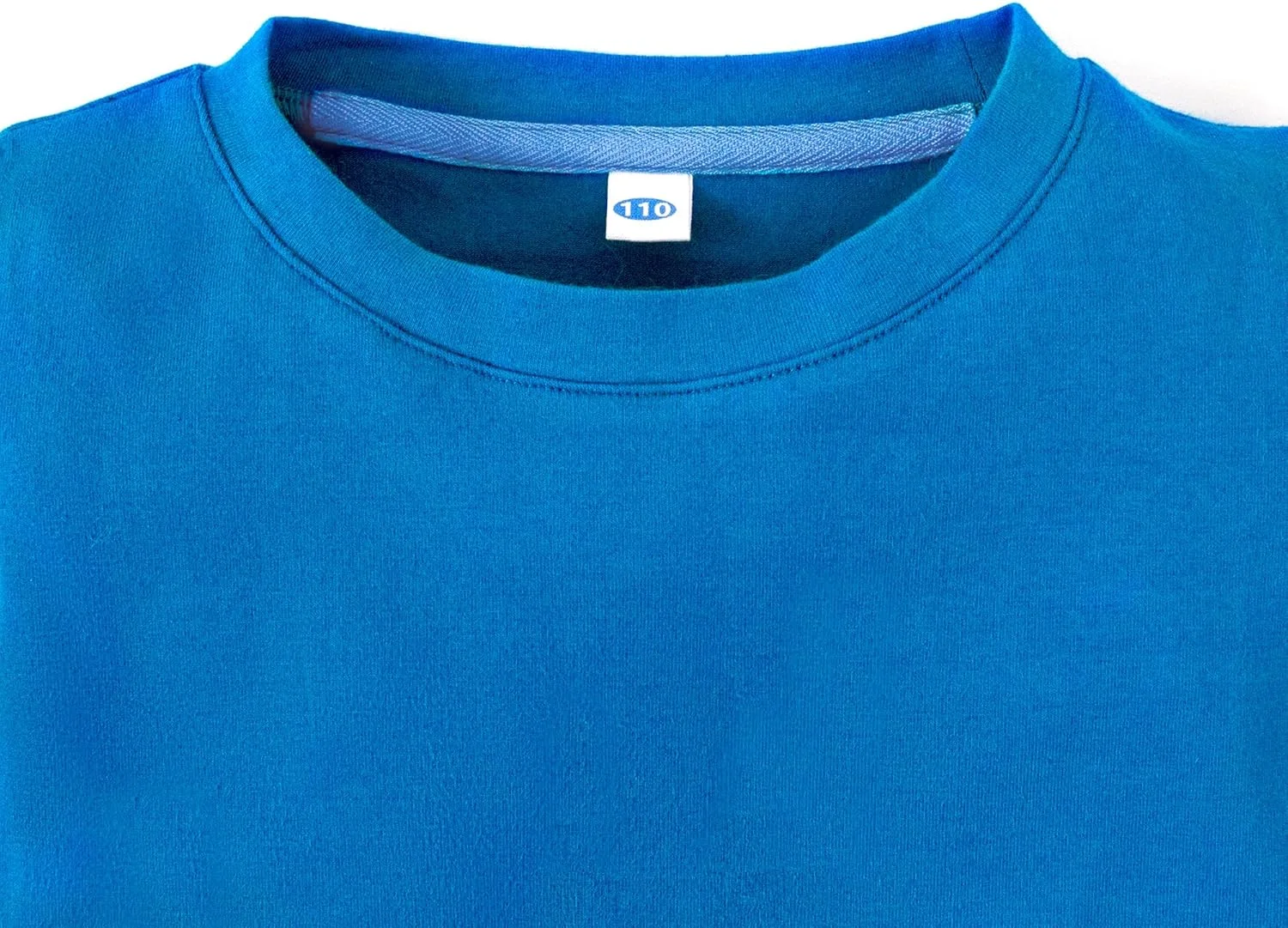 تی شرت آستین کوتاه یقه گرد رنگ ثابت پسرانه و دخترانه مناسب کودکان