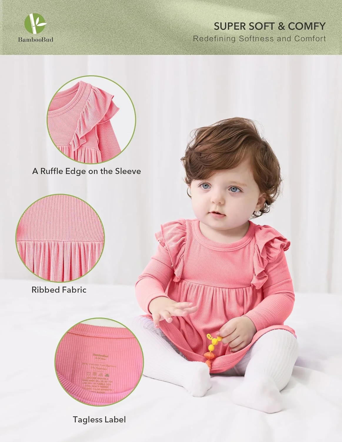 بلوز آستین بلند دخترانه بچه گانه، تی شرت چین دار غیر رسمی، تاپ بلوز زیبا، لباس های پاییزی و زمستانی ریون