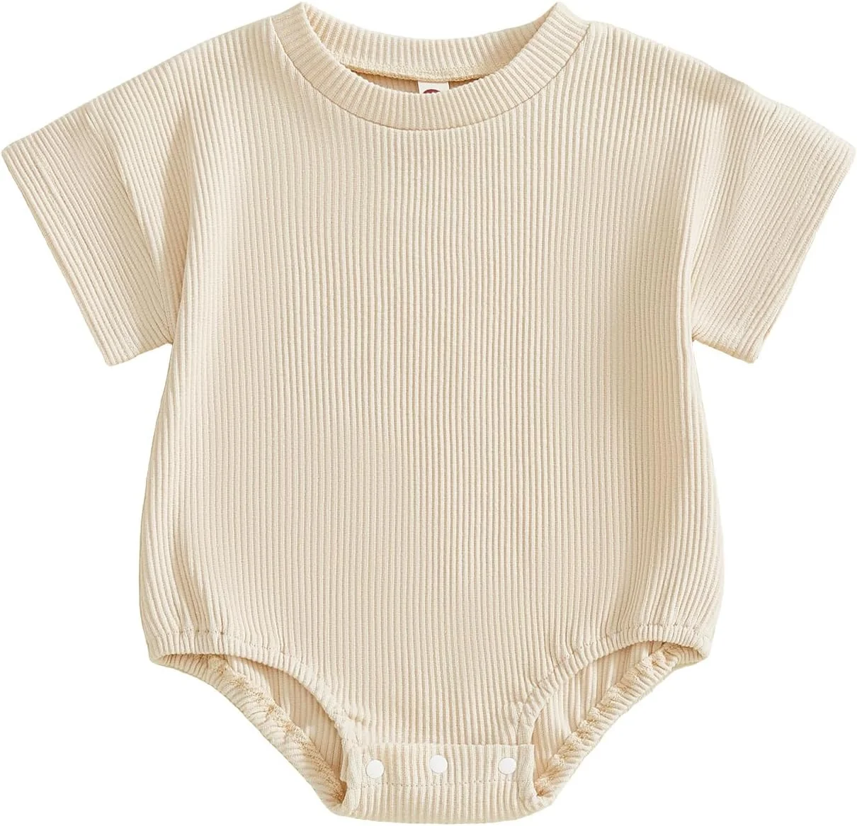 سرهمی حباب دار تابستانی نوزادی Merqwadd، لباس یک تکه آستین کوتاه، تیشرت پنبه ای بزرگ