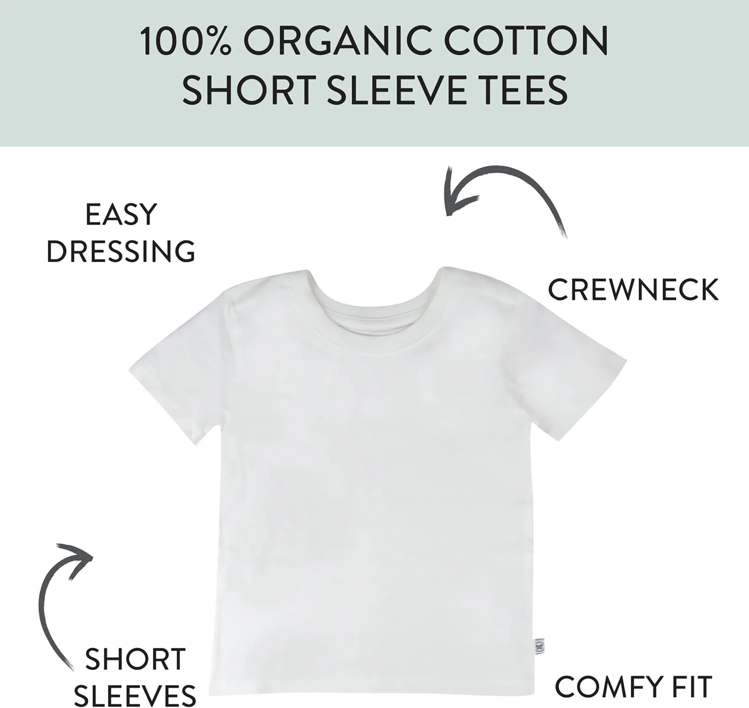 تی شرت آستین کوتاه 5 عددی کودک، نوپا، بچه کوچک، پسر، دختر، یونیسکس