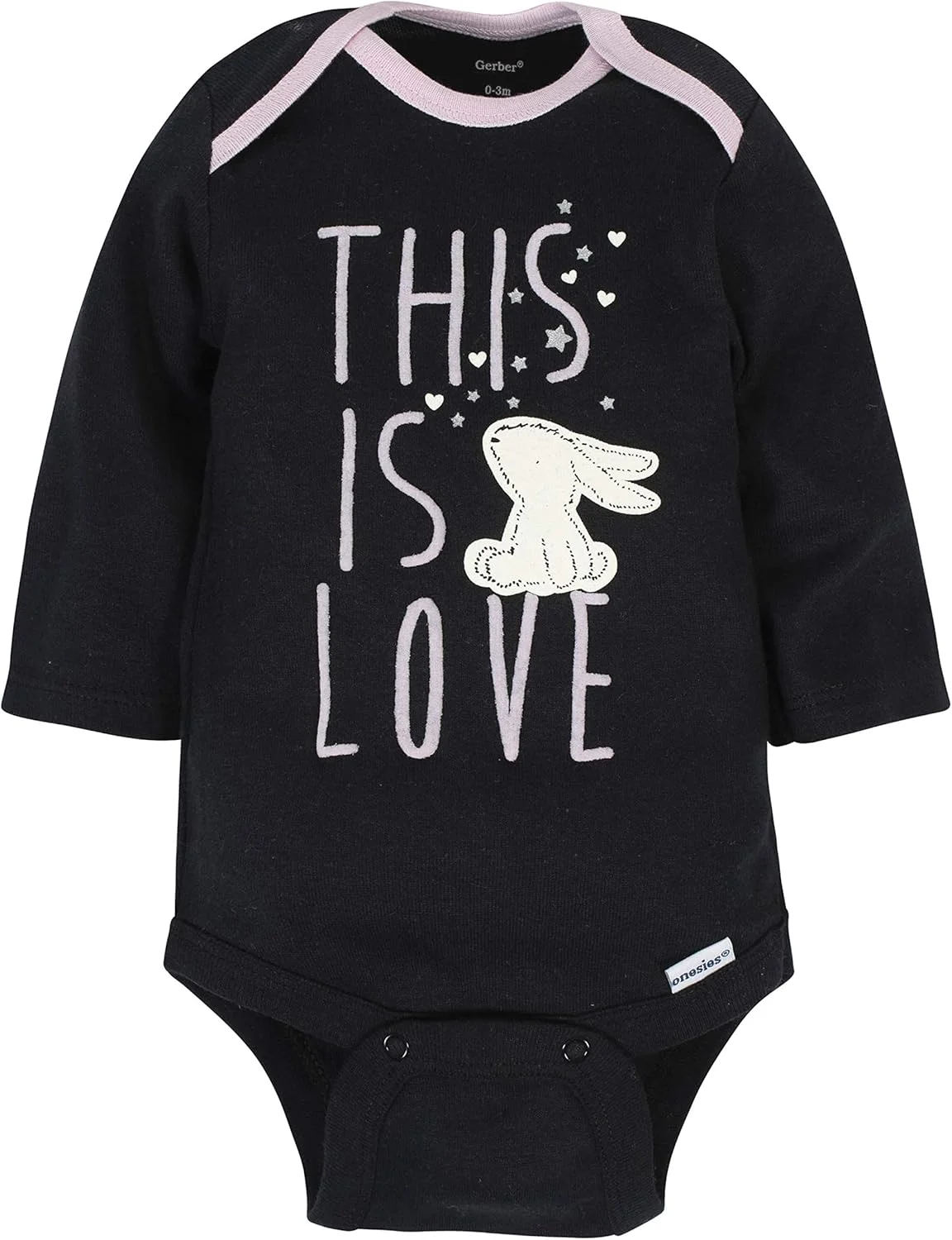 ست زیرپوش آستین بلند نوزادی دخترانه Gerber، 6 عددی