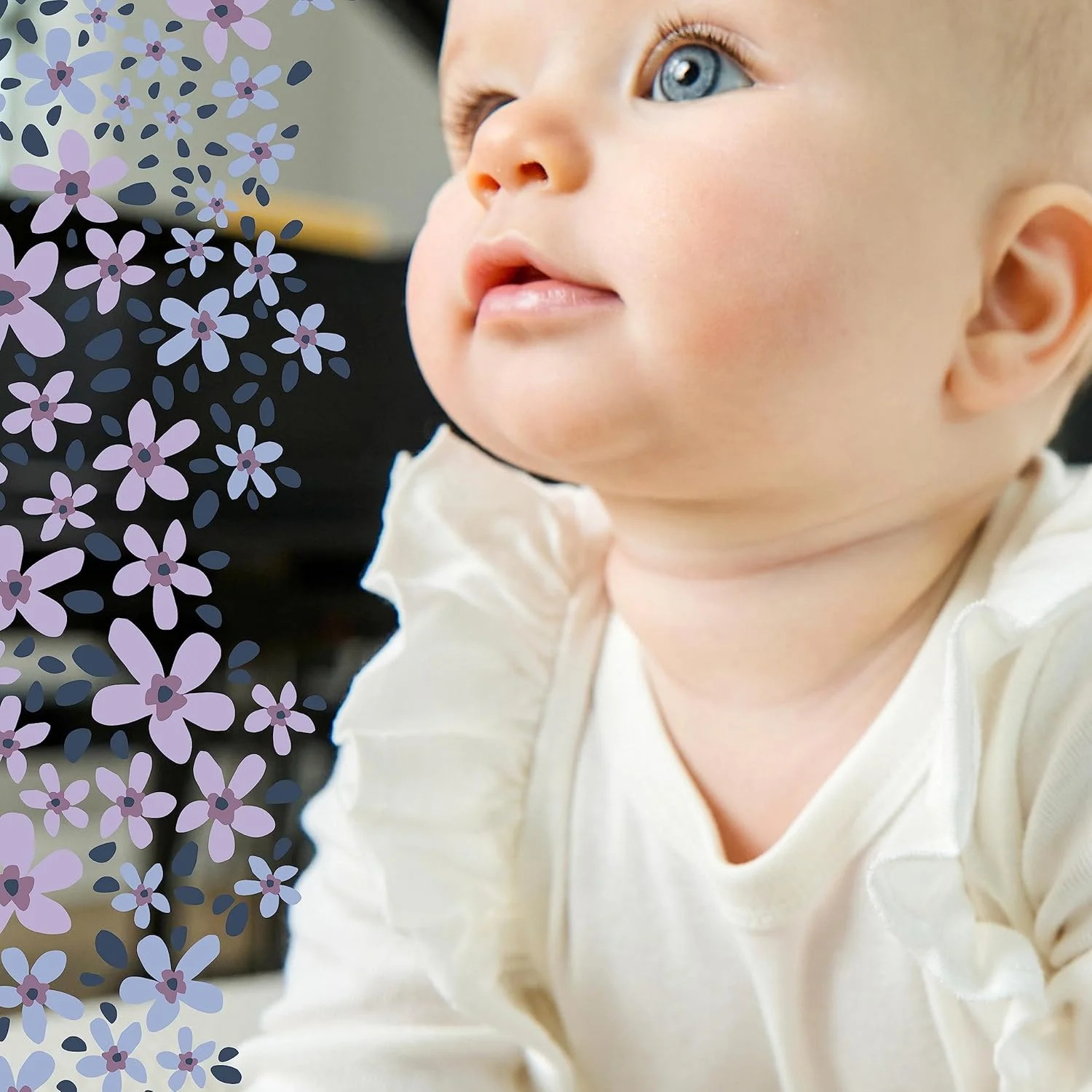 ست سه عددی تی‌شرت آستین بلند چین‌دار کودک، تهیه شده از ۱۰۰٪ پنبه ارگانیک