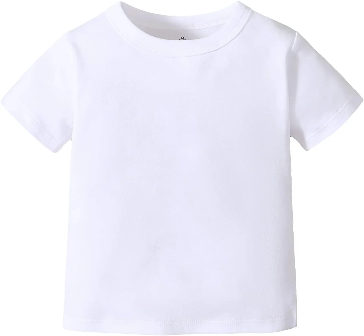 اوپاوو تیشرت آستین کوتاه نوزادی و بچگانه، بسته 4 عددی، رنگ ثابت، مناسب پسران و دختران 6 ماهه تا 5 ساله