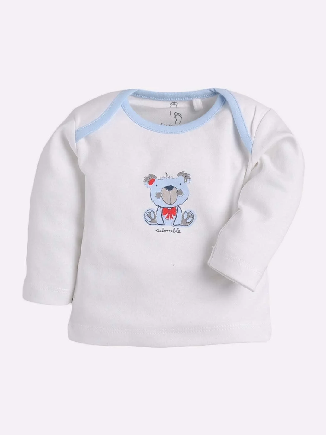 ست تی‌شرت آستین بلند دو عددی پسرانه بیبی گو (پارچه بسیار راحت برای پوست کودک، ست لباس زمستانی، ست ترکیبی، بسته ترکیبی تی‌شرت 2 عددی)