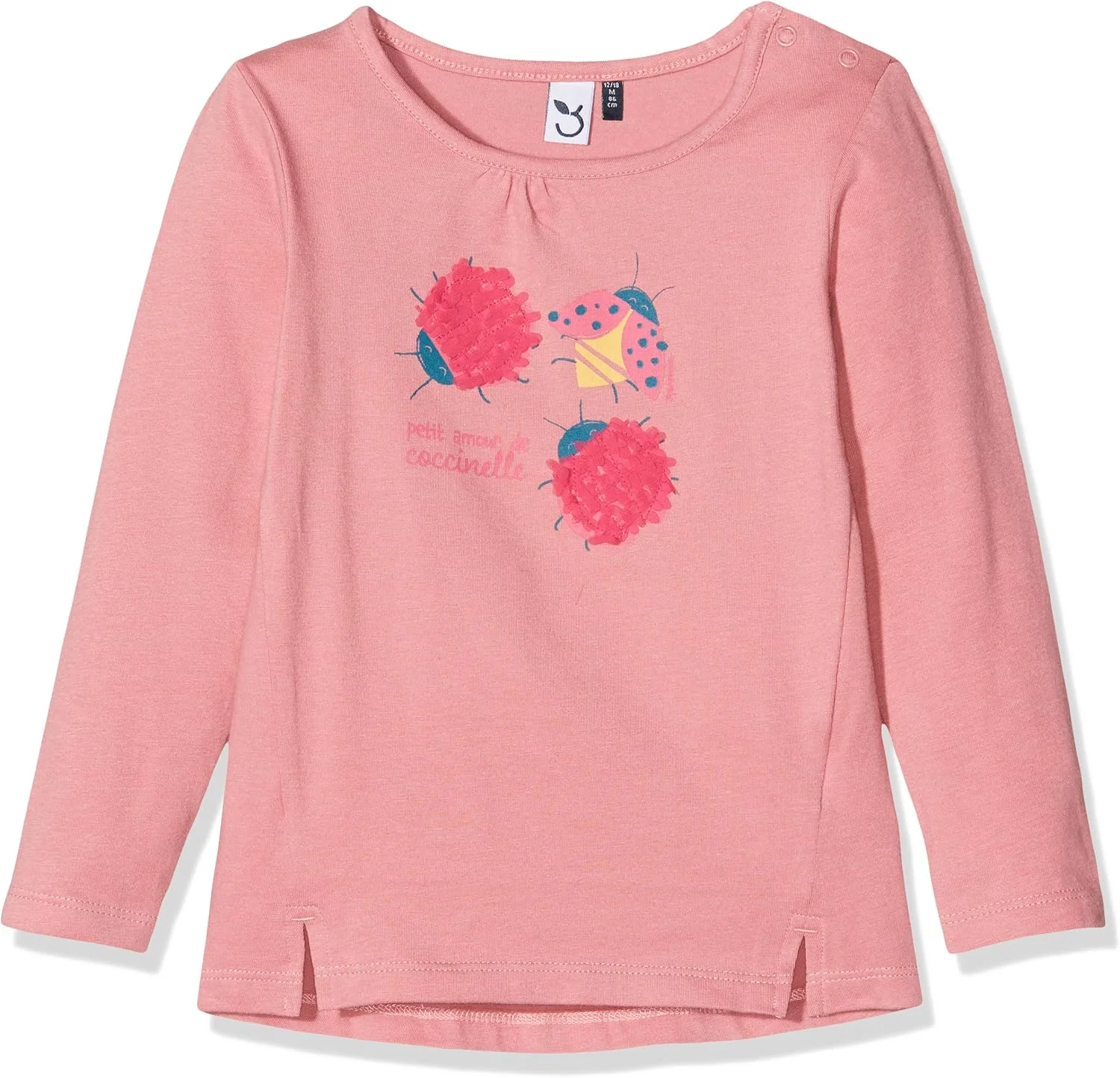 تی شرت آستین بلند دخترانه 3 Pommes مدل 3p10092