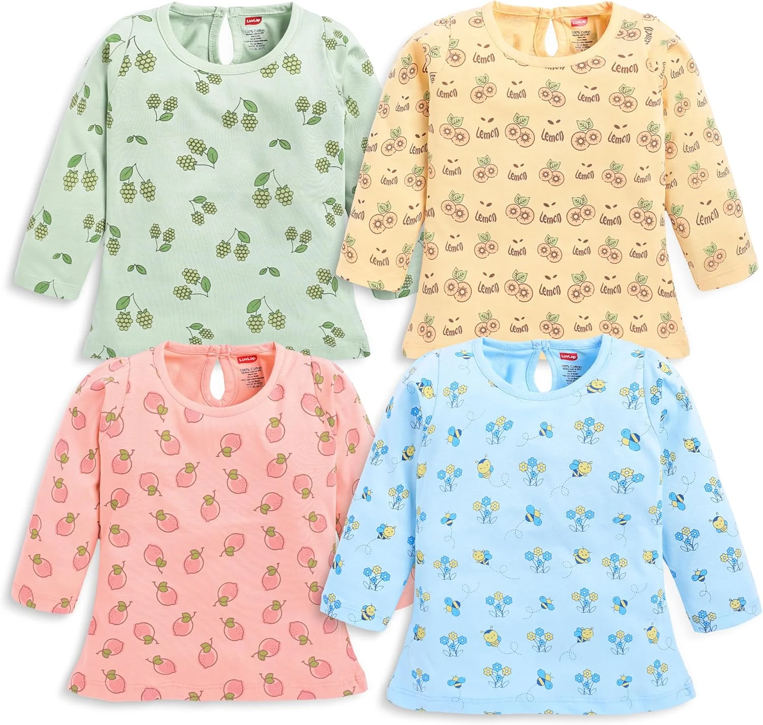 تاپ دخترانه آستین بلند LuvLap