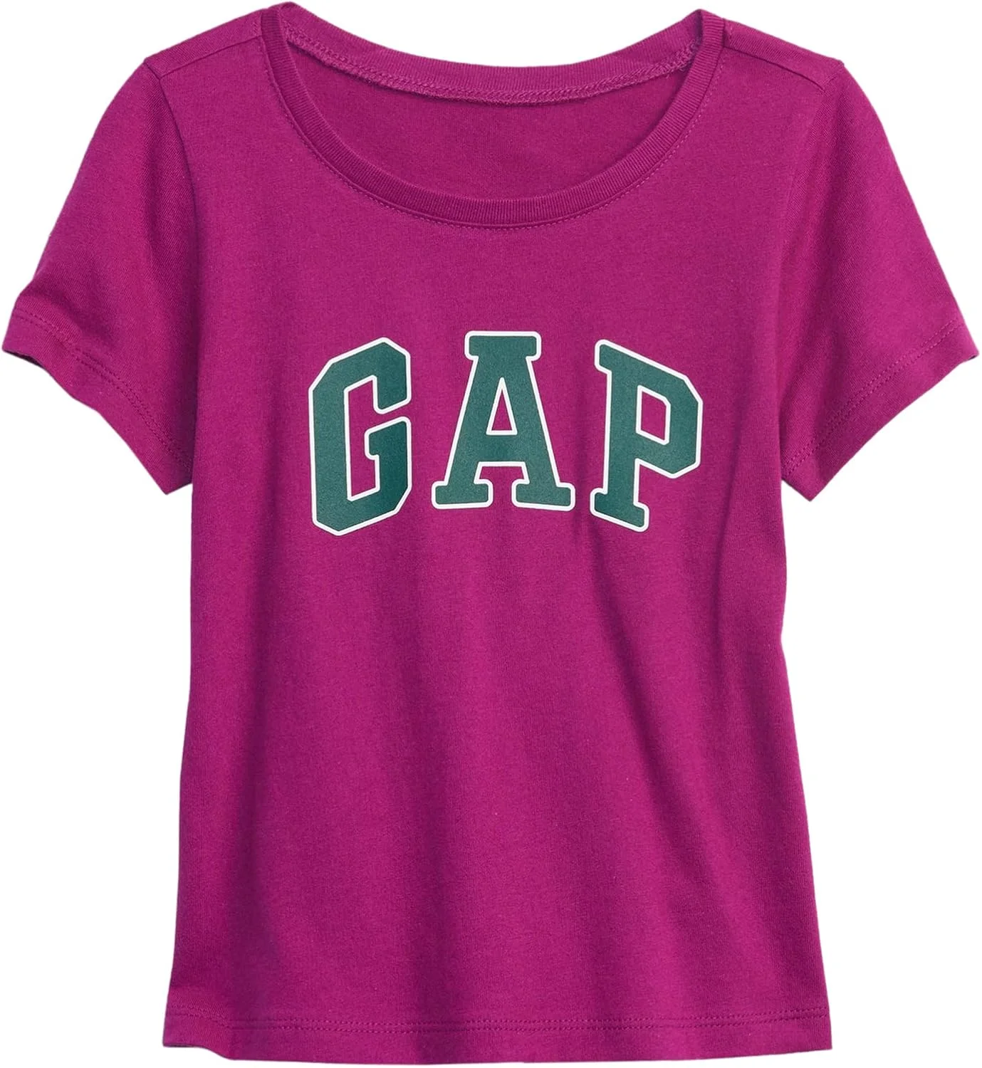 تی شرت آستین کوتاه با لوگو دخترانه گپ
