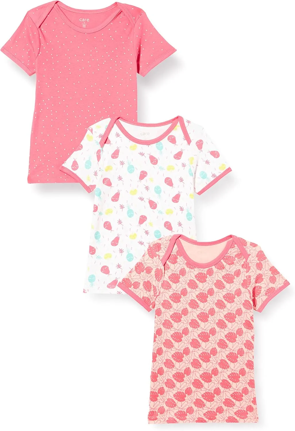 تی شرت آستین کوتاه دخترانه طرح Bane (بسته 3 عددی)