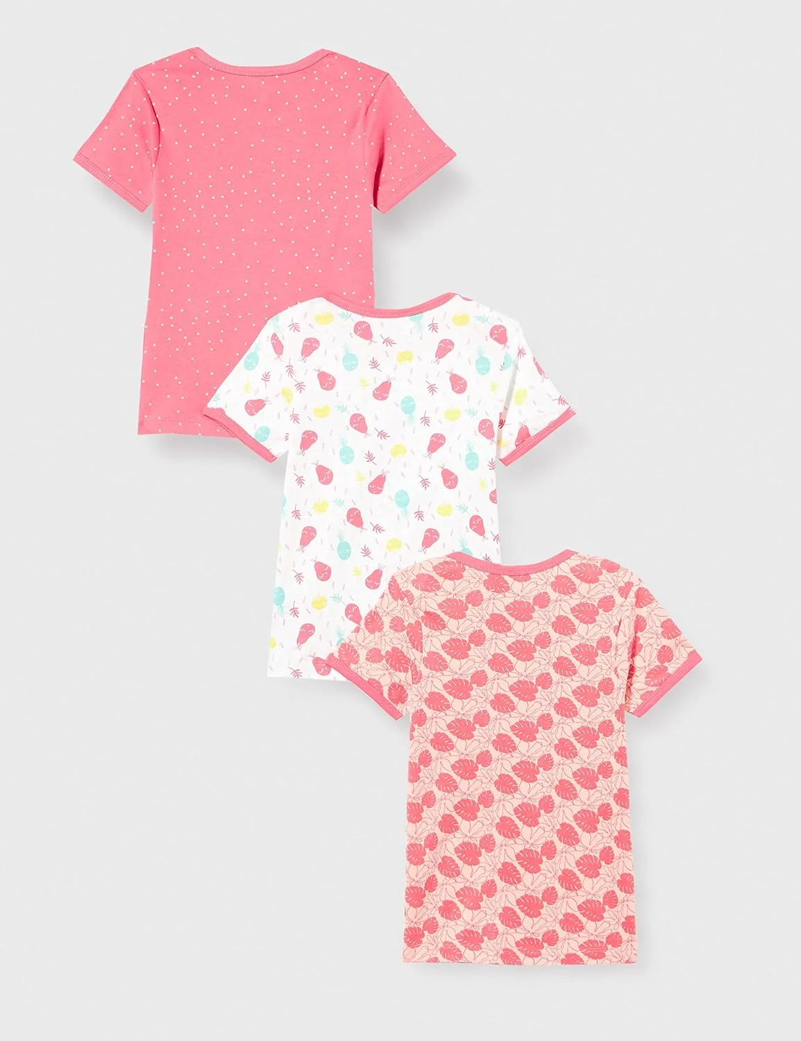 تی شرت آستین کوتاه دخترانه طرح Bane (بسته 3 عددی)