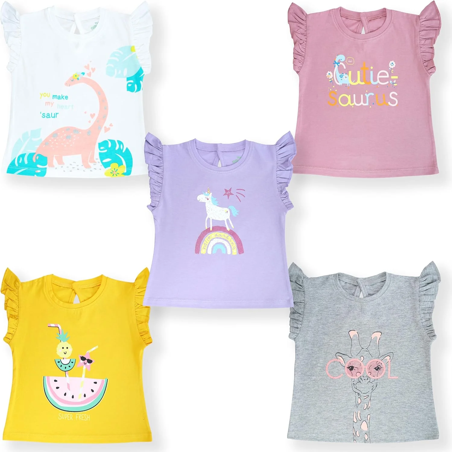 تی‌شرت نوزادی YUV، مناسب برای دختر و پسر