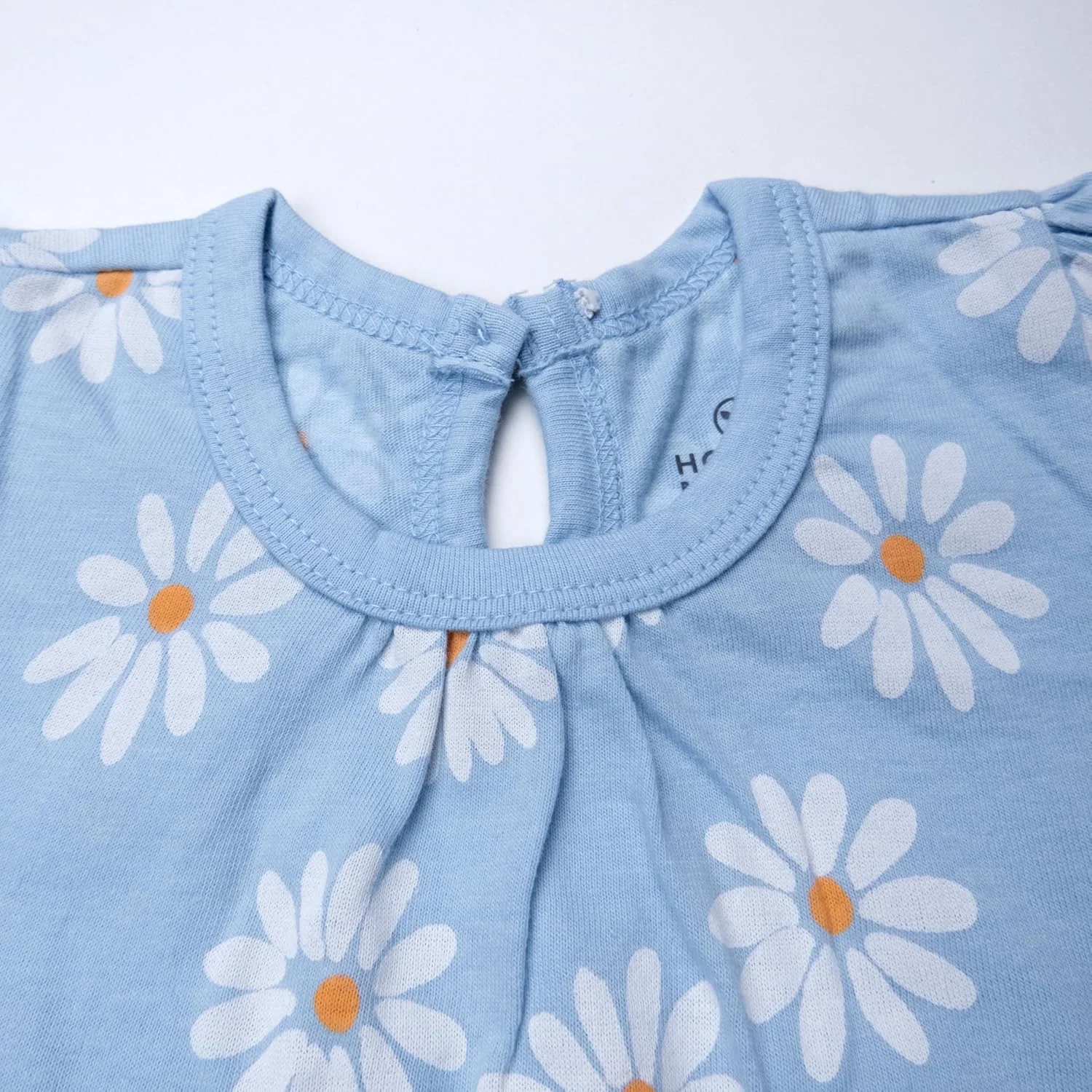 تی‌شرت آستین پفی HonestBaby، بسته‌ی 5 عددی، 100% پنبه ارگانیک، مناسب نوزاد، نوپا، کودک خردسال، دخترانه