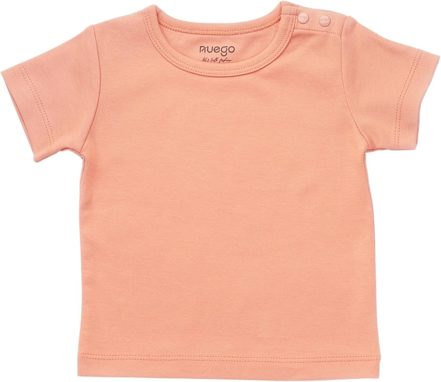 ست 3 عددی تیشرت نخی دخترانه نوزادی Nuego، آستین کوتاه، یقه گرد، طرح خال خالی برای نوزادان دختر 0-24 ماه (صورتی، سفید، زرد)