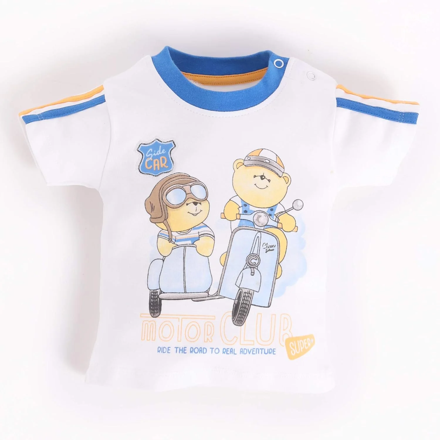 تی شرت نخی آستین کوتاه با شلوارک مناسب نوزاد دختر (سلطنتی)