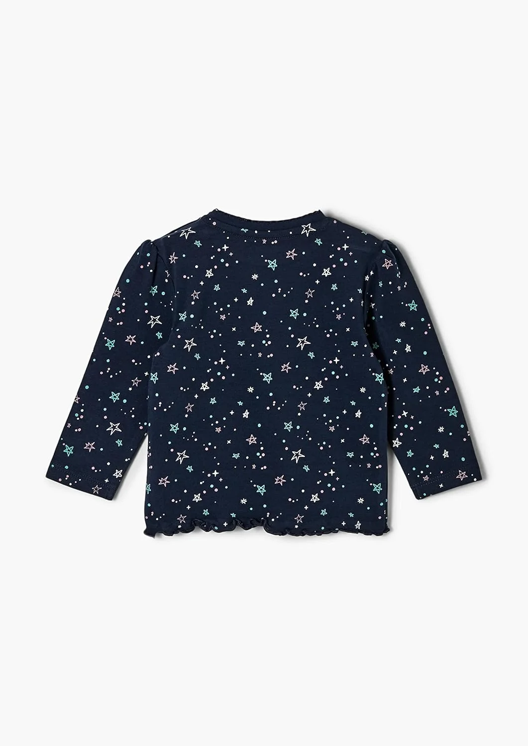 تی شرت دخترانه s.Oliver مدل 405.10.111.12.130.2107370، رنگ 59a4، سایز 3-6 ماه