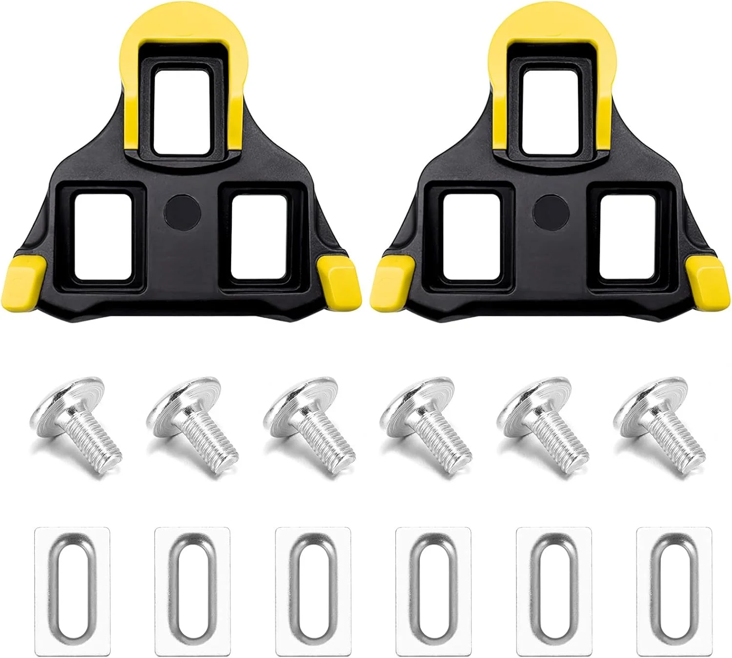 قفل رکاب کفش دوچرخه سواری 2 عددی مناسب شیمانو SPD-SL (SH11 SH12 SH10) SPD SH51 و KEO/Delta، پدال های جایگزین دوچرخه، مناسب دوچرخه ثابت و پدال های دوچرخه کوهستان و جاده قفل رکاب کفش دوچرخه سواری 2 عددی مناسب شیمانو SPD-SL (SH11 SH12 SH10) SPD SH51 و KEO/Delta، پدال های جایگزین دوچرخه، مناسب دوچرخه ثابت و پدال های دوچرخه کوهستان و جاده