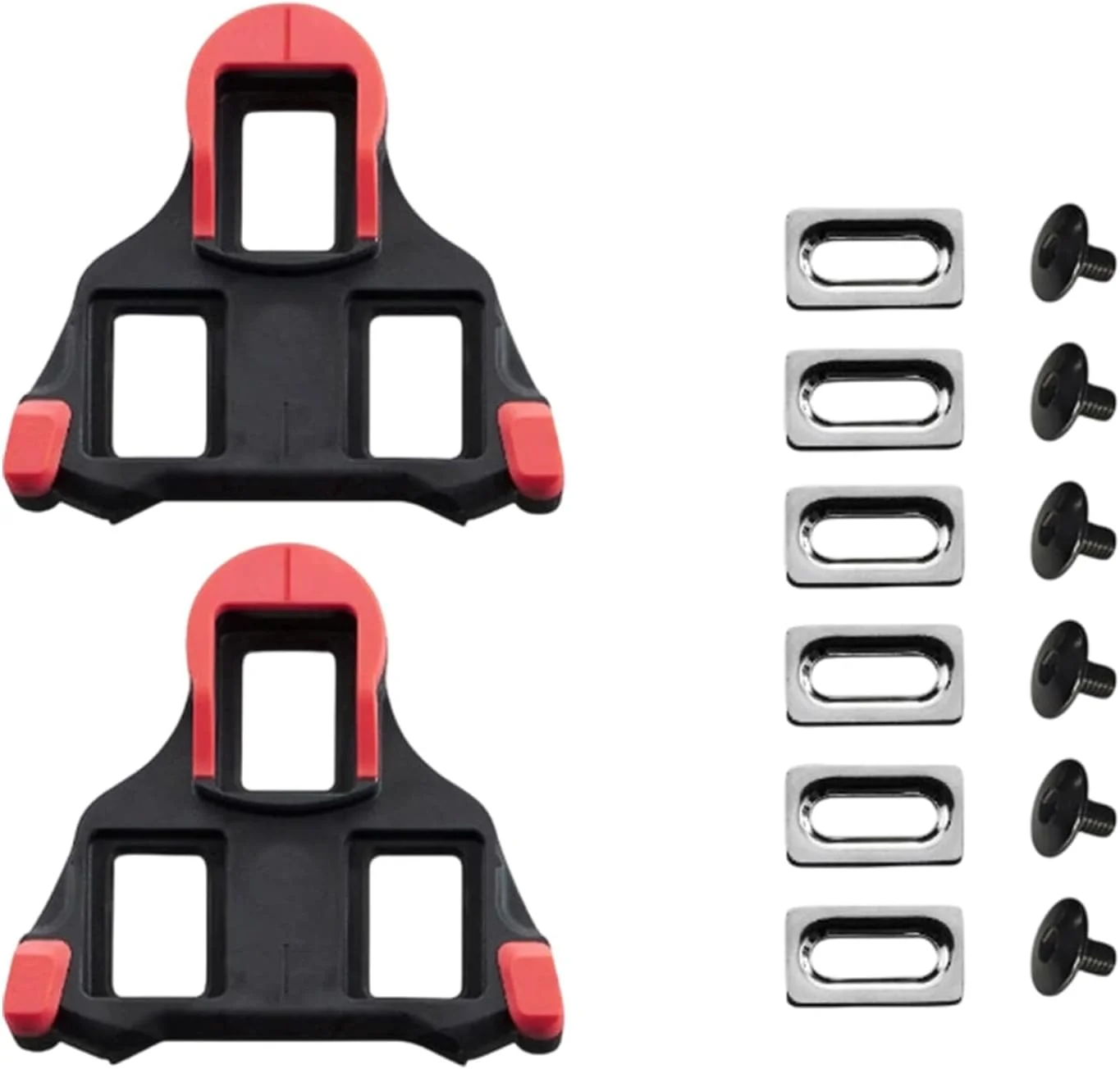 تجهیزات اتصال کفش دوچرخه سواری، تجهیزات جایگزین دوچرخه، مجموعه تجهیزات اتصال دوچرخه جاده و داخل سالن برای دوچرخه های جاده و داخل سالن، قرمز تجهیزات اتصال کفش دوچرخه سواری، تجهیزات جایگزین دوچرخه، مجموعه تجهیزات اتصال دوچرخه جاده و داخل سالن برای دوچرخه های جاده و داخل سالن، قرمز