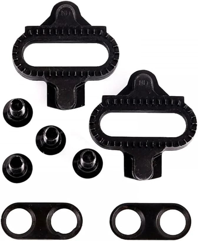 دو عدد بست قفل پدال دوچرخه، مجموعه بست قفل پدال بدون گیره برای کفش های اسپینینگ دوچرخه سواری در فضای باز