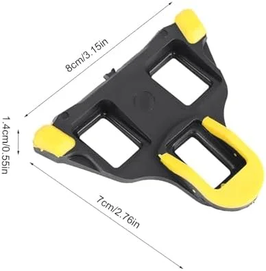 کاور لاستیکی پدال دوچرخه سازگار با پدال های SPD-SL مناسب برای دوچرخه ثابت و کورسی (زرد مشکی) کاور لاستیکی پدال دوچرخه سازگار با پدال های SPD-SL مناسب برای دوچرخه ثابت و کورسی (زرد مشکی)