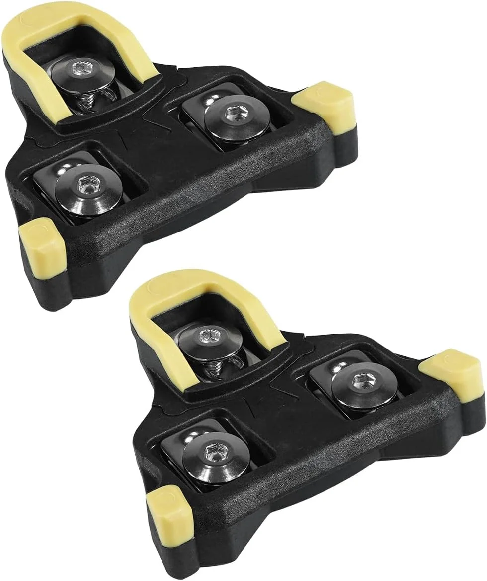 قفل پدال دوچرخه سازگار با SPD-SL - سیستم شناوری 6 درجه قابل تنظیم برای ثبات و انتقال قدرت نهایی - قفل پدال فلزی قرمز بادوام برای کفش های دوچرخه سواری جاده و داخل سالن