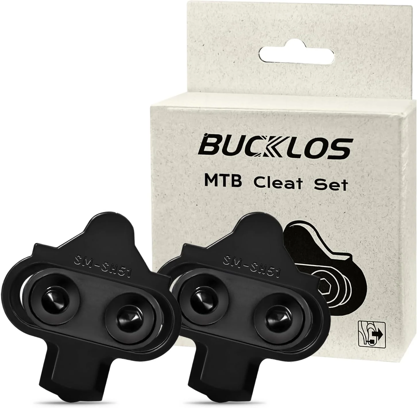 قفل پدال دوچرخه باکلوس مدل BH-51 / BH-56 سازگار با پدال های Shimano MTB SPD برای دوچرخه سواری داخل سالن و کفش های دوچرخه کوهستان