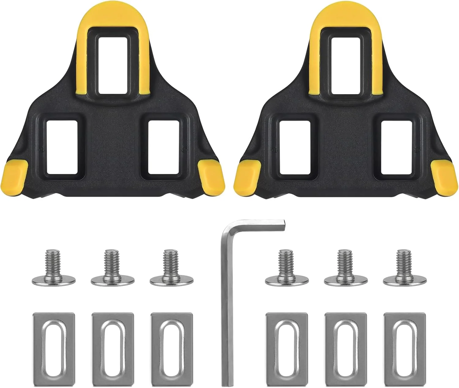 پدال های دوچرخه جاده ای بولانی، پدال های بدون گیره دوچرخه با بلبرینگ های مهر و موم شده نایلونی سبک وزن، سازگار با گیره های Shimano SPD-SL برای دوچرخه سواری در فضای باز و داخل سالن (9/16 اینچ) پدال های دوچرخه جاده ای بولانی، پدال های بدون گیره دوچرخه با بلبرینگ های مهر و موم شده نایلونی سبک وزن، سازگار با گیره های Shimano SPD-SL برای دوچرخه سواری در فضای باز و داخل سالن (9/16 اینچ)