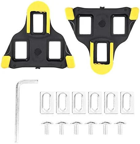 روکش قفل پدال دوچرخه، قفل پدال دوچرخه کورسی برای شیمانو Speed-SL، قفل پدال دوچرخه لاستیکی شناور خود قفل شونده، لوازم جانبی دوچرخه سواری، 1 جفت