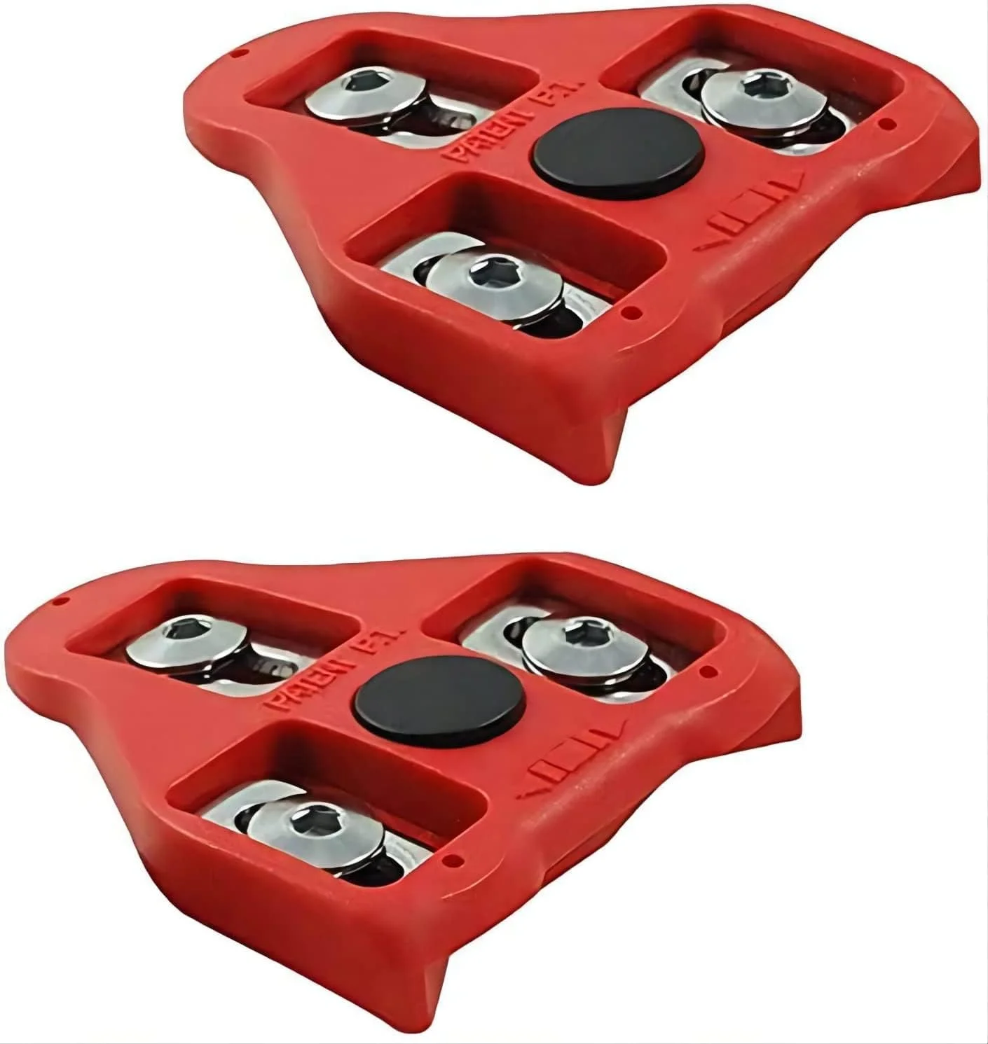 قفل پدال دوچرخه سازگار با Look Delta - سیستم شناوری 9 درجه قابل تنظیم برای پایداری و انتقال قدرت نهایی - قفل پدال فلزی قرمز بادوام برای کفش های دوچرخه سواری جاده و داخل سالن