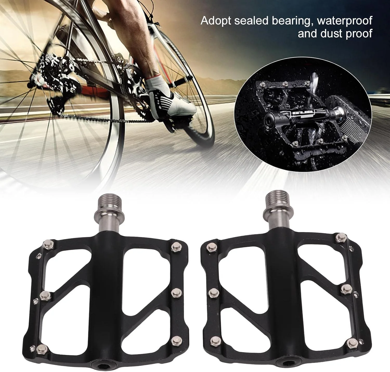 پدال دوچرخه، پدال های تخت یونیورسال برای دوچرخه های کوهستانی