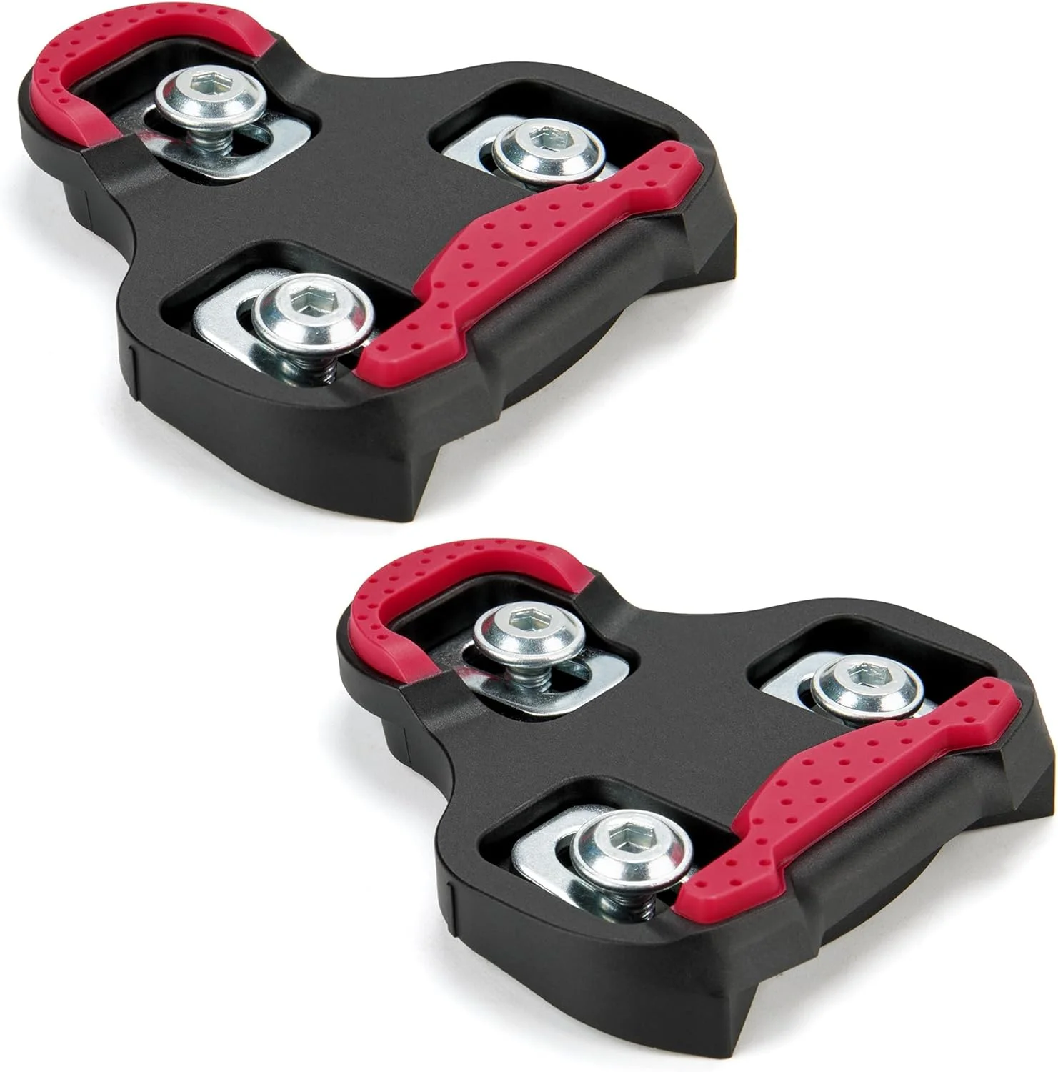 قفل پدال دوچرخه سازگار با Look KEO و دوچرخه پلوتون - سیستم شناوری قابل تنظیم 0، 4.5، 9 درجه برای ثبات و انتقال قدرت نهایی - قفل پدال بادوام برای کفش های دوچرخه سواری جاده و داخل سالن