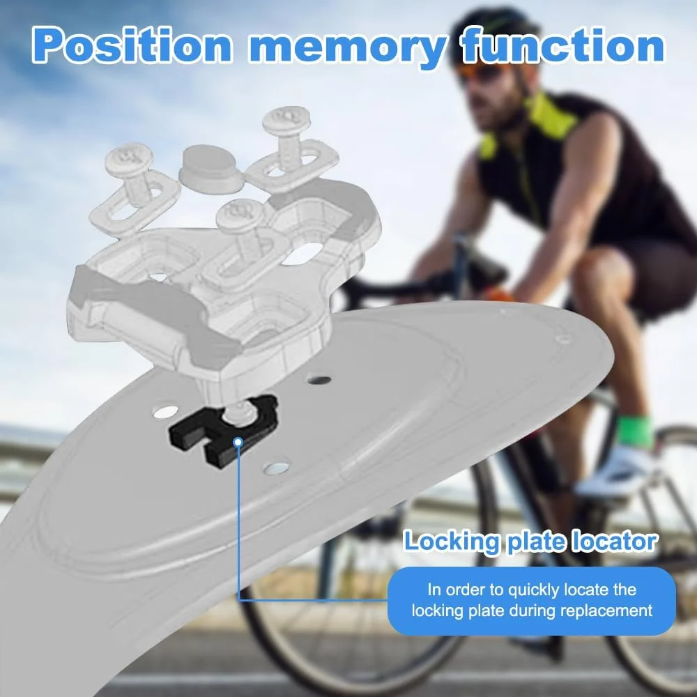 قفل پدال دوچرخه سازگار با پدال های دوچرخه Look Keo، مجموعه صفحه کفش قفل پدال دوچرخه، مجموعه لوازم جانبی دوچرخه قفل جاده، پدال دوچرخه جاده، صفحات پدال MTB، برای دوچرخه جاده، مسابقات دوچرخه سواری (خاکستری 4.5 درجه) قفل پدال دوچرخه سازگار با پدال های دوچرخه Look Keo، مجموعه صفحه کفش قفل پدال دوچرخه، مجموعه لوازم جانبی دوچرخه قفل جاده، پدال دوچرخه جاده، صفحات پدال MTB، برای دوچرخه جاده، مسابقات دوچرخه سواری (خاکستری 4.5 درجه)