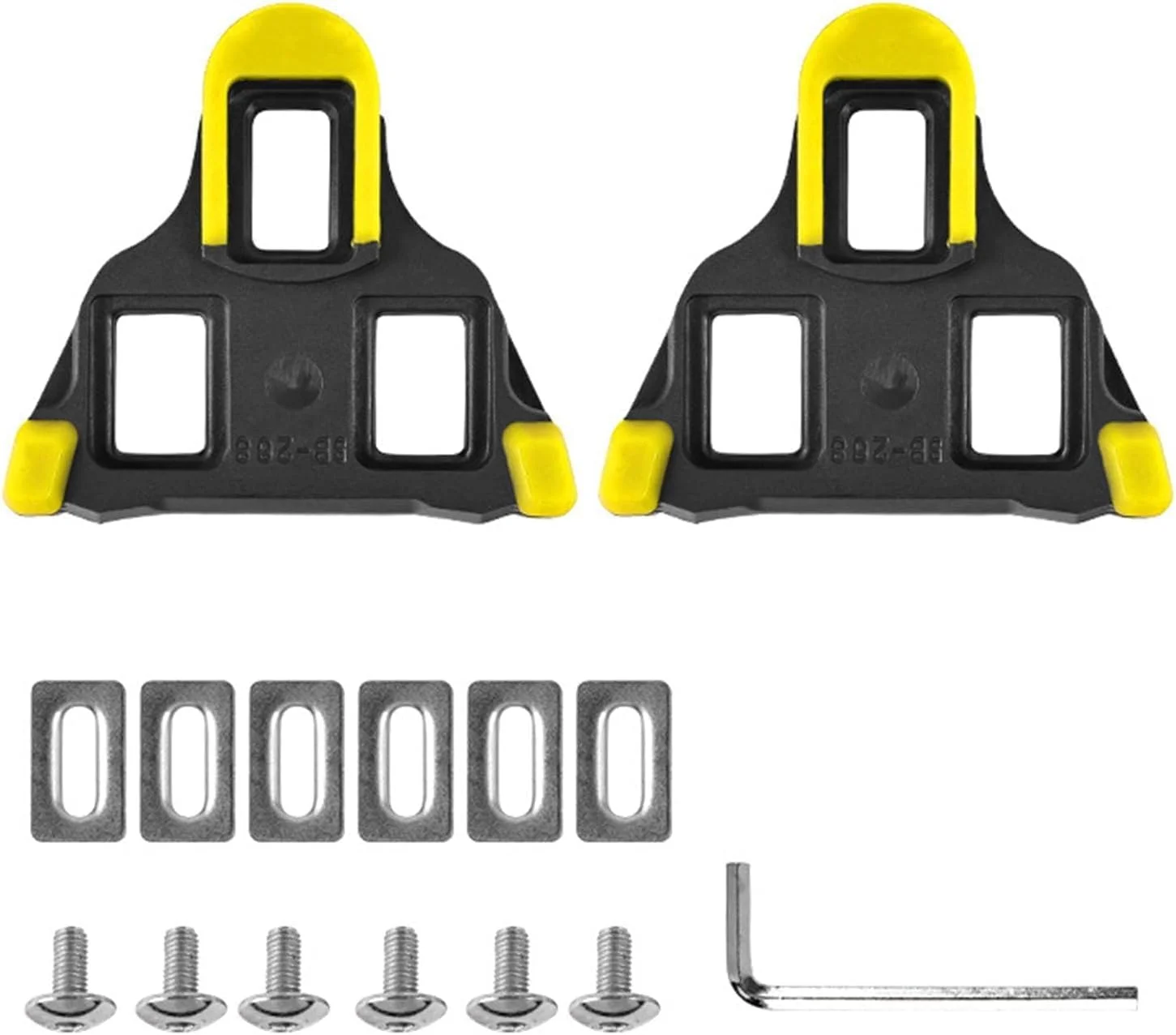 قفل پدال دوچرخه جاده، 2 عدد قفل پدال دوچرخه، قفل پدال دوچرخه جاده سازگار با سیستم پدال های قفل شونده Shimano SPD SM-SH51، مناسب برای دوچرخه ثابت و دوچرخه جاده