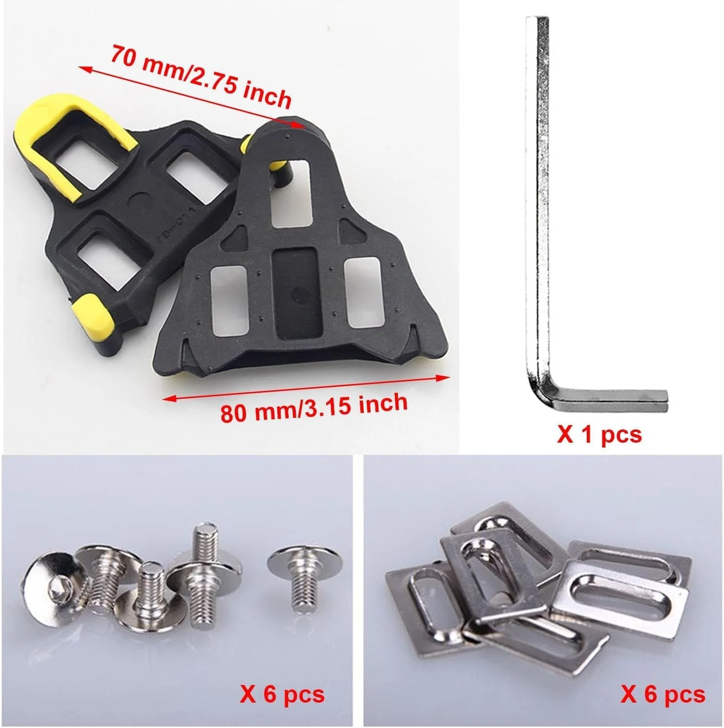 قفل پدال دوچرخه جاده، 2 عدد قفل پدال دوچرخه، قفل پدال دوچرخه جاده سازگار با سیستم پدال های قفل شونده Shimano SPD SM-SH51، مناسب برای دوچرخه ثابت و دوچرخه جاده قفل پدال دوچرخه جاده، 2 عدد قفل پدال دوچرخه، قفل پدال دوچرخه جاده سازگار با سیستم پدال های قفل شونده Shimano SPD SM-SH51، مناسب برای دوچرخه ثابت و دوچرخه جاده