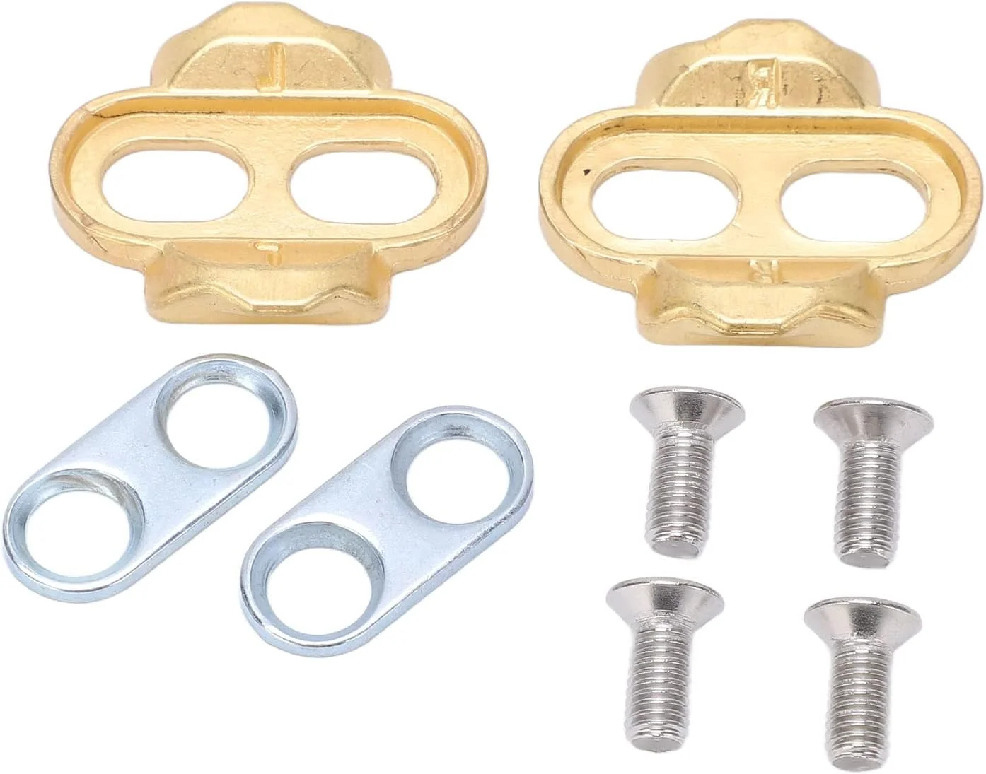 یک جفت گیره پدال دوچرخه، گیره های مسی دوچرخه صفحه قفل لوازم جانبی نگهداری با واشر و پیچ