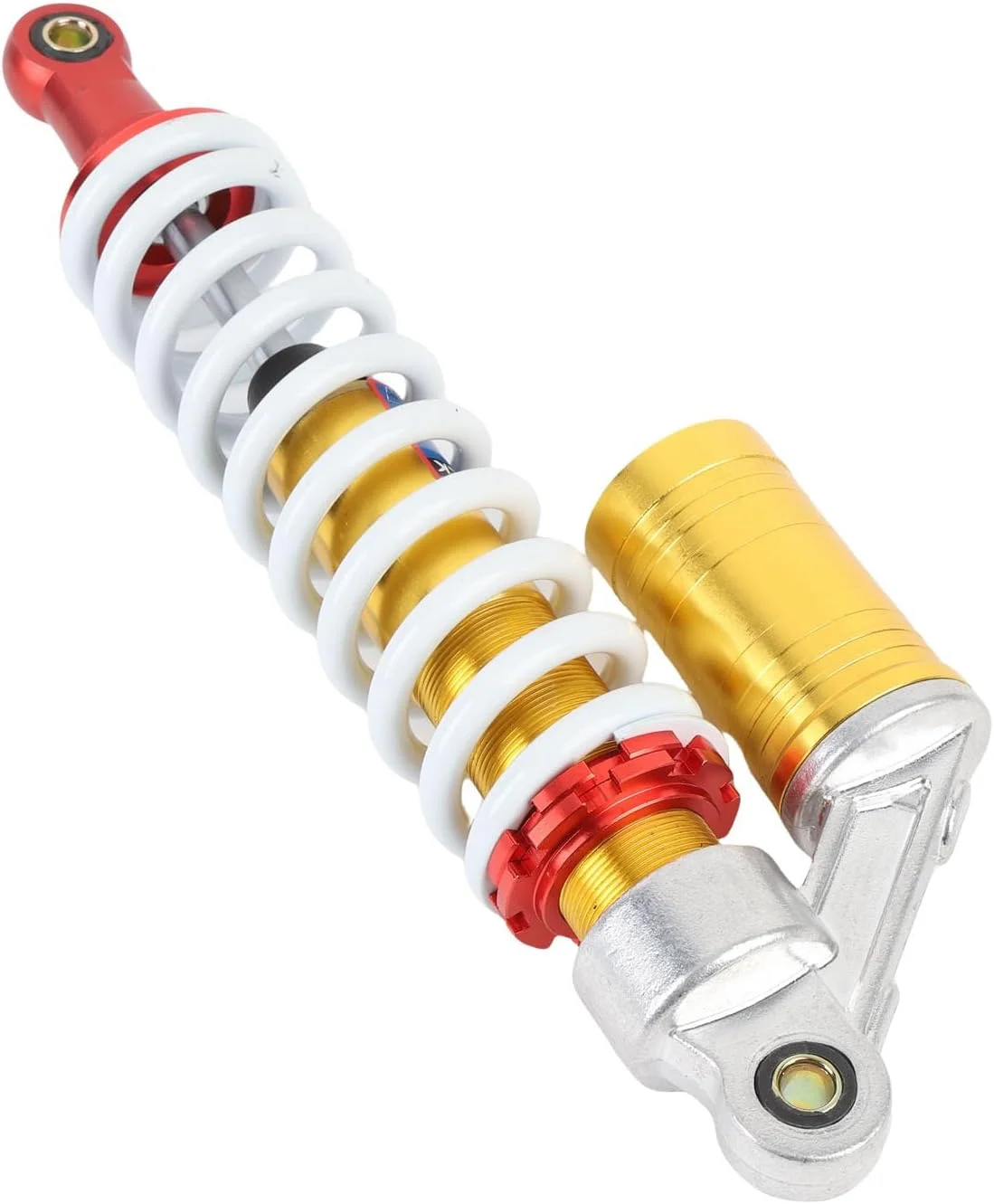 کمک فنر موتورسیکلت 350 میلی متری، کمک فنر فنری قابل تنظیم با آلیاژ آلومینیوم ضد زنگ برای ATV Quad Dirt Bike Go Kart Scooter