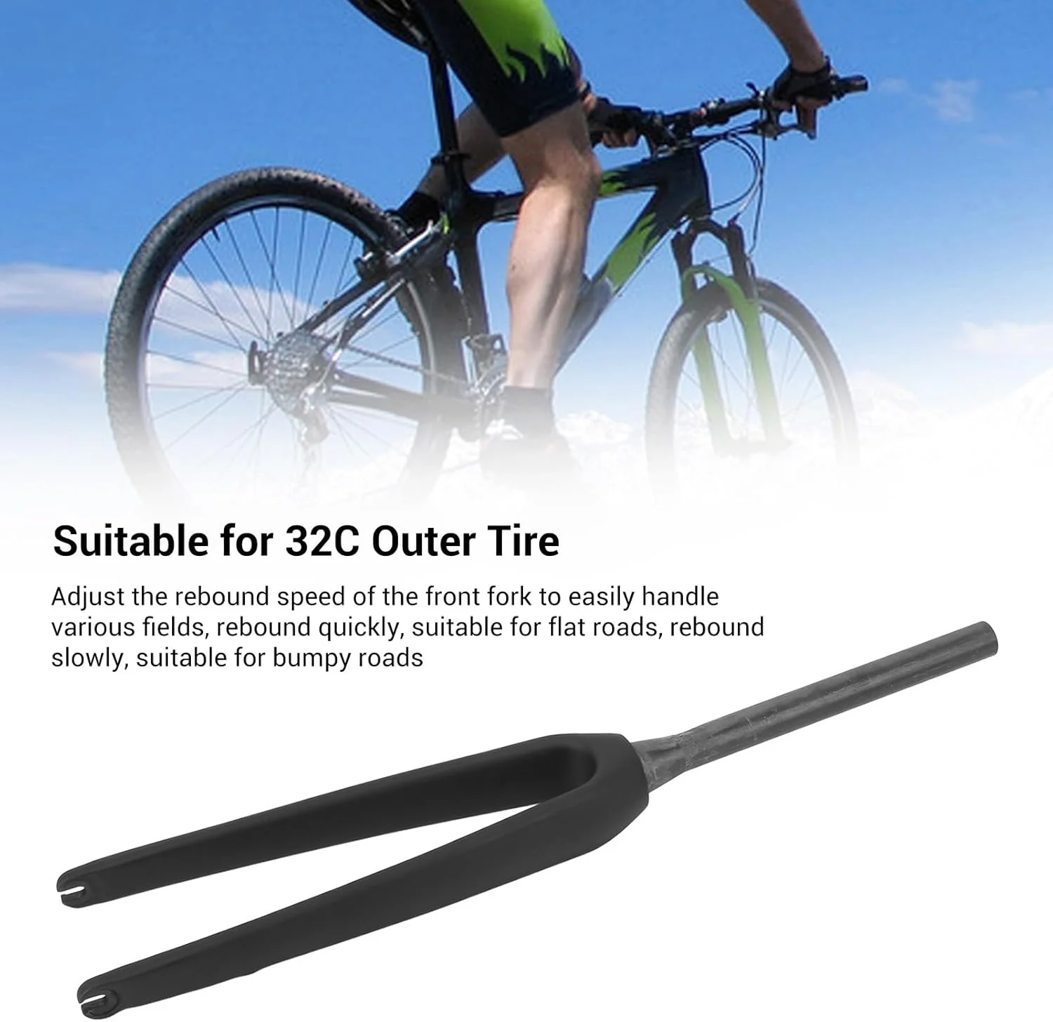 دوشاخ جلوی عمومی برای جعبه/روکش نگهداری تیراندازی با کمان، مسیریابی داخلی 416 G سبک 3K T800 مواد کامپوزیتی فیبر دوشاخ جلوی عمومی برای جعبه/روکش نگهداری تیراندازی با کمان، مسیریابی داخلی 416 G سبک 3K T800 مواد کامپوزیتی فیبر