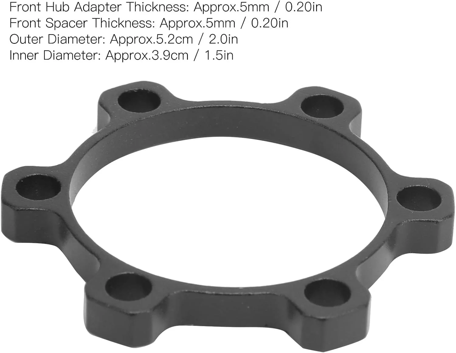 آداپتور توپی تقویت کننده Keenso، تبدیل توپی جلوی کوهستان از 100 به 110 میلی متر، پایه تبدیل دیسک ترمز