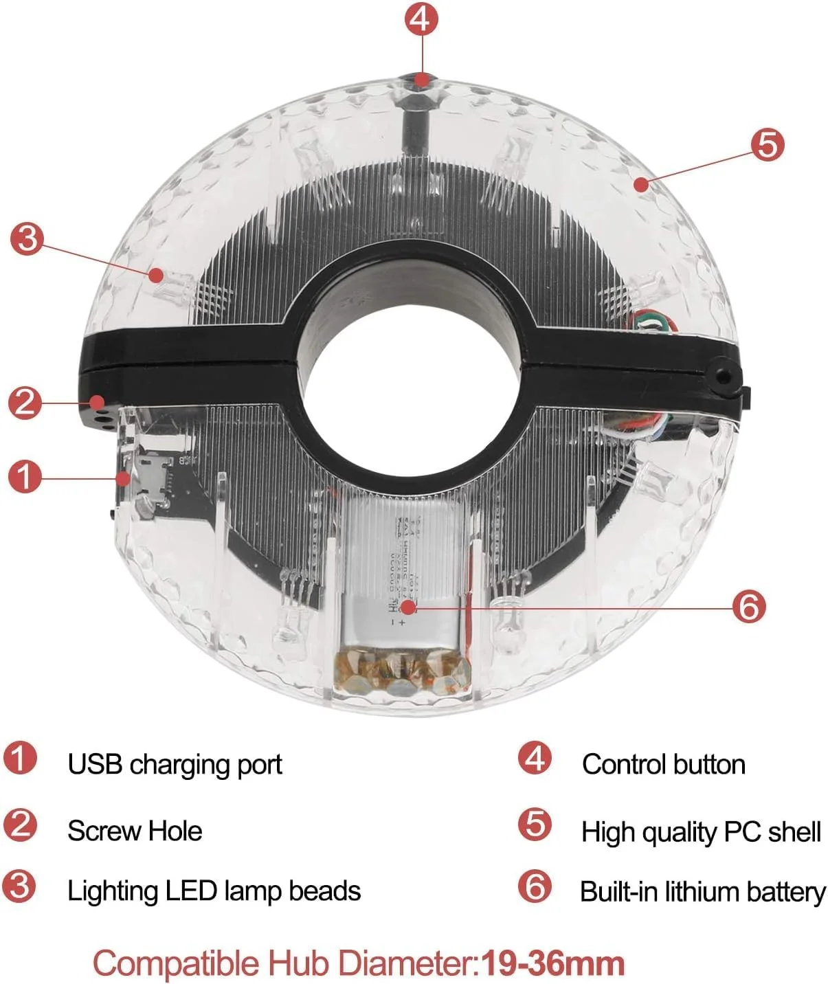 چراغ توپی دوچرخه NALACAL، 7 ال ای دی 9 رنگ 18 تصویر ضد آب، چراغ چرخ دوچرخه ال ای دی قابل شارژ USB، چراغ پره ایمنی، چراغ تزئینی جادویی لوازم جانبی دوچرخه