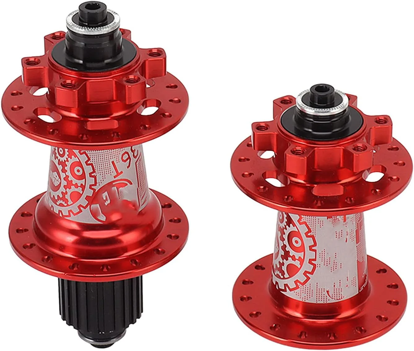 توپی چرخ دوچرخه Soraz، مونتاژ سریع، 8 تا 13 سرعته، 32 سوراخ، 72 کلیک، مقاوم در برابر خوردگی، مناسب برای تعویض (قرمز)