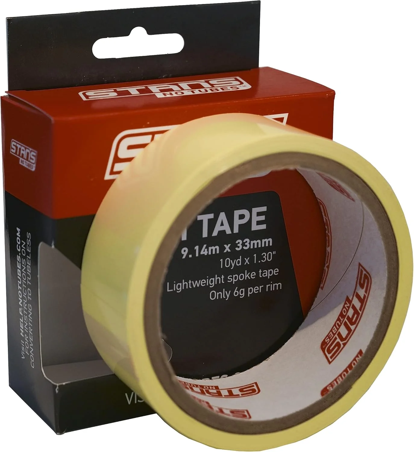 نوار تیوبلس استنز – آببندی مطمئن برای طوقه دوچرخه کوهستان – نصب آسان – سبک و بادوام – 10 یارد در 33 میلیمتر نوار تیوبلس استنز – آببندی مطمئن برای طوقه دوچرخه کوهستان – نصب آسان – سبک و بادوام – 10 یارد در 33 میلیمتر