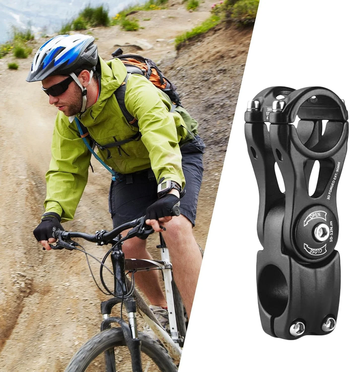 کرپی فرمان دوچرخه 31.8 میلی‌متری - افزایش دهنده فرمان دوچرخه آلیاژ آلومینیوم، لوازم جانبی دوچرخه سواری برای سفرهای گروهی، رفت و آمد شهری، مسابقات طولانی مدت در فضای باز و تمرینات تناسب اندام