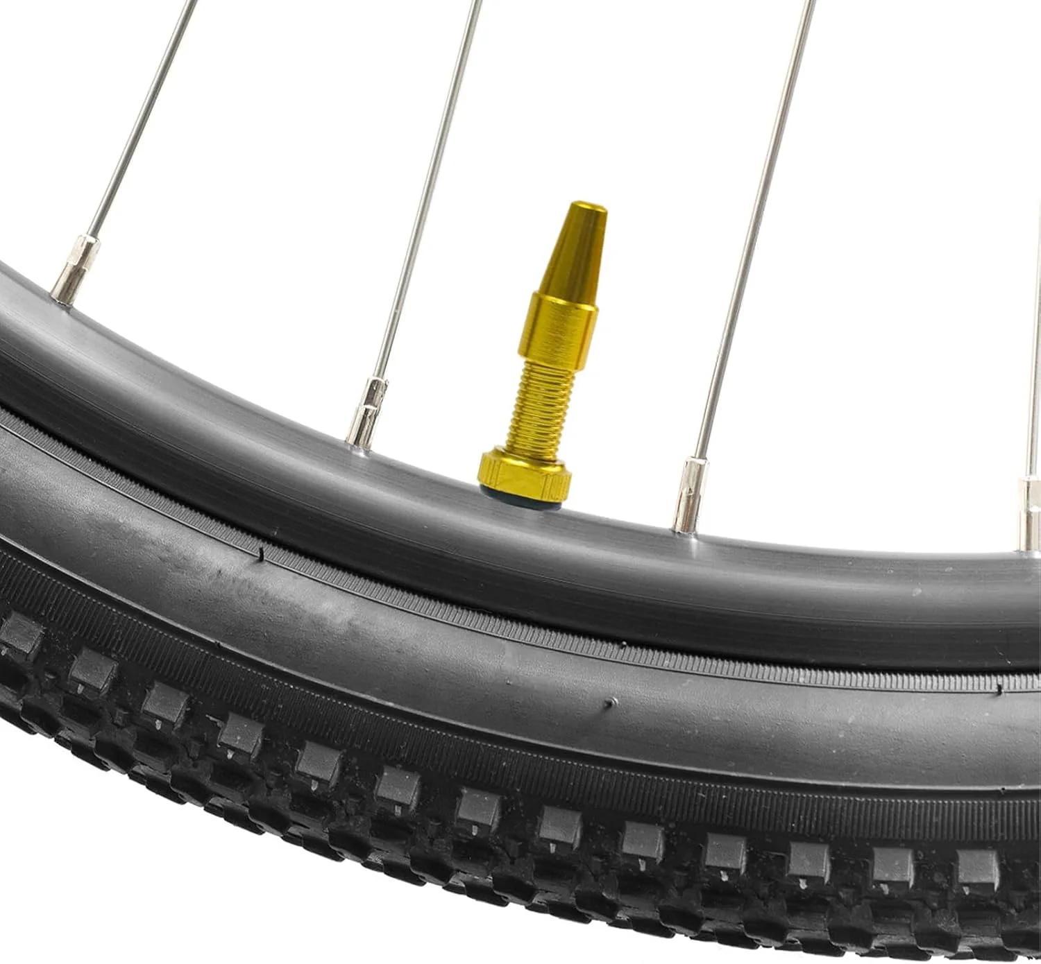 دو عدد استم والف پرستا دوچرخه آلیاژ آلومینیوم، استم های وکیوم دوچرخه سبک وزن CNC آنودایز شده، ضد خوردگی، ضد زنگ، محکم، با درپوش قابل جابجایی، حلقه O، مهره قفل و هسته برای دوچرخه های کوهستانی، جاده و اکثر مدل های چرخ تیوبلس