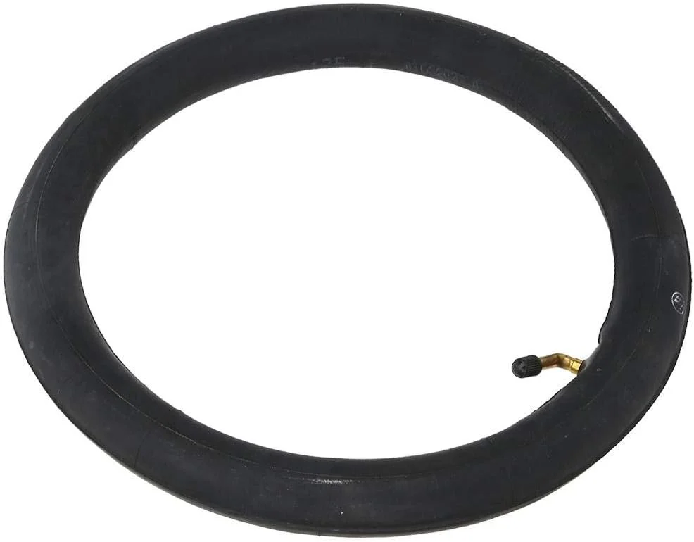 تیوپ داخلی دوچرخه برقی، تیوپ داخلی لاستیک بوتیل با دریچه خمیده فلزی، لوازم جانبی دوچرخه برقی، تیوپ داخلی با ساقه دریچه خمیده