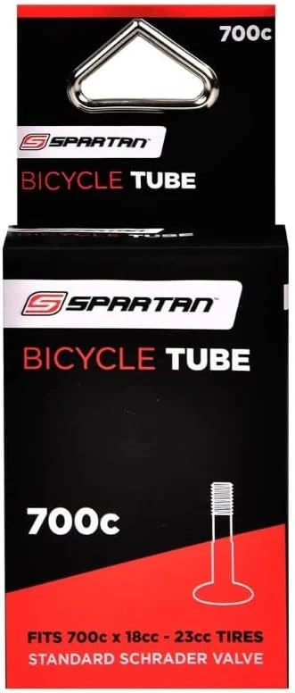 تیوب دوچرخه اسپارتان 700c – AV 40mm | تیوب داخلی بادوام با والف شردر برای دوچرخه های هیبریدی، جاده ای و رفت و آمد شهری | سازگار با 700x28–35c | لاستیک مقاوم در برابر پنچری | SP‑9079