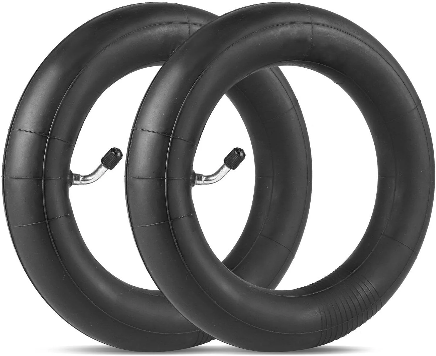 تیوب داخلی بوتیل 10x2.50 با زاویه دریچه CR202، جایگزین برای اسکوتر برقی هوشمند 10 اینچی، بسته 2 عددی تیوب داخلی بوتیل 10x2.50 با زاویه دریچه CR202، جایگزین برای اسکوتر برقی هوشمند 10 اینچی، بسته 2 عددی