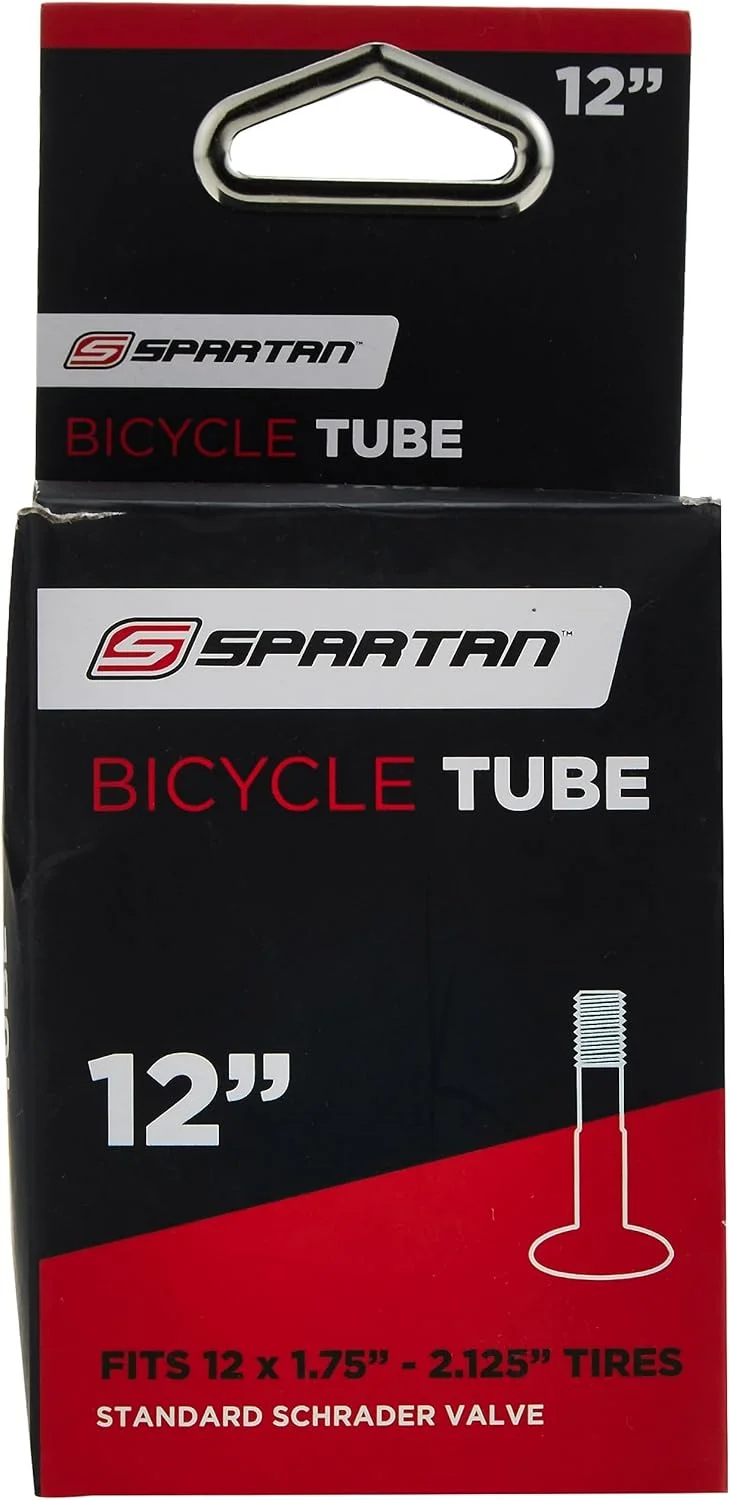 تیوب دوچرخه اسپارتان ۱۲ اینچ، مشکی تیوب دوچرخه اسپارتان ۱۲ اینچ، مشکی
