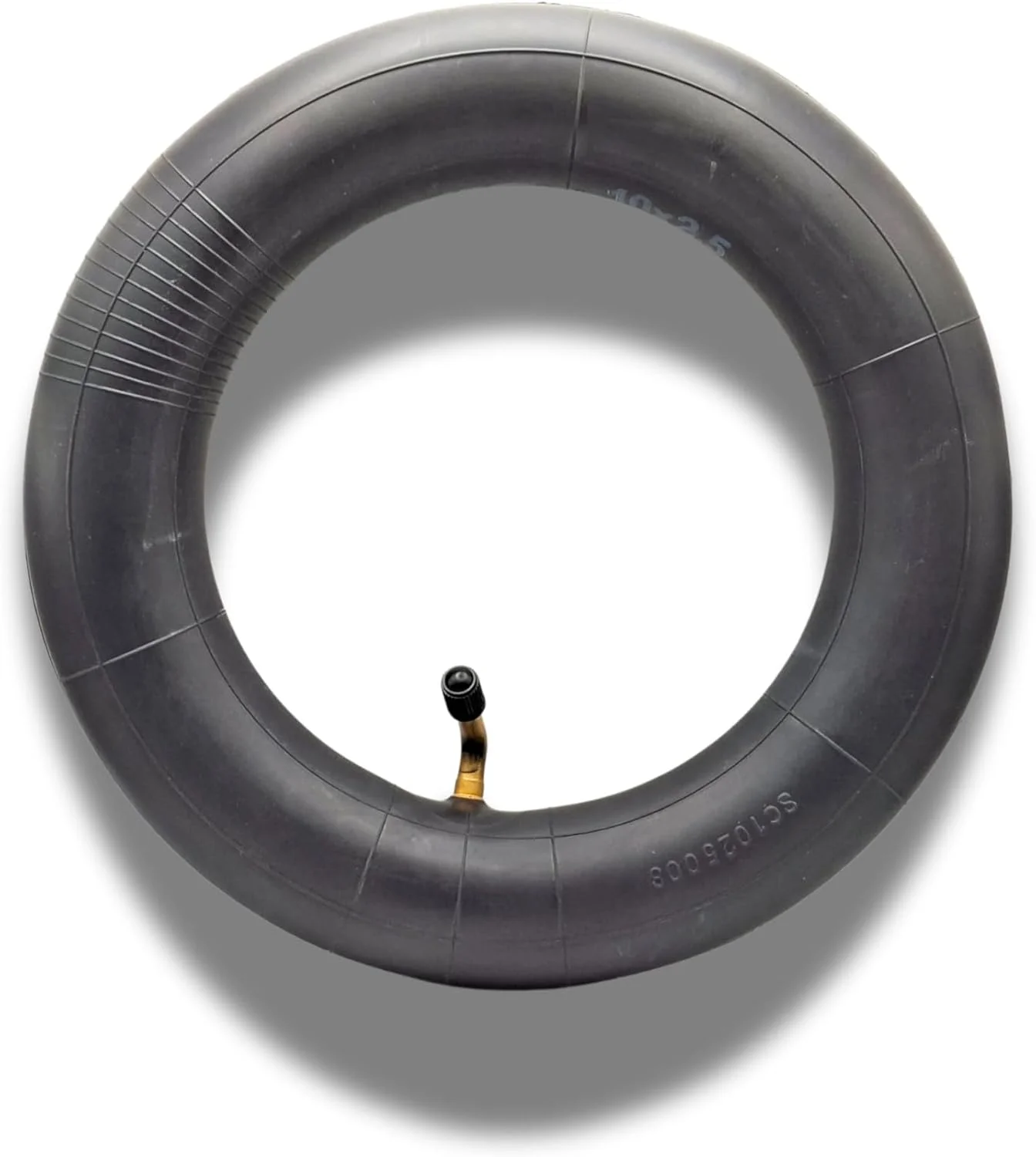 تیوب داخلی 10x2.50 – لاستیک بوتیل سنگین، زاویه دریچه CR202، مناسب برای اسکوترهای برقی، دوچرخه‌های کودکان، کالسکه و لاستیک‌های 10 اینچی – تیوب جایگزین بادوام برای سواری نرم
