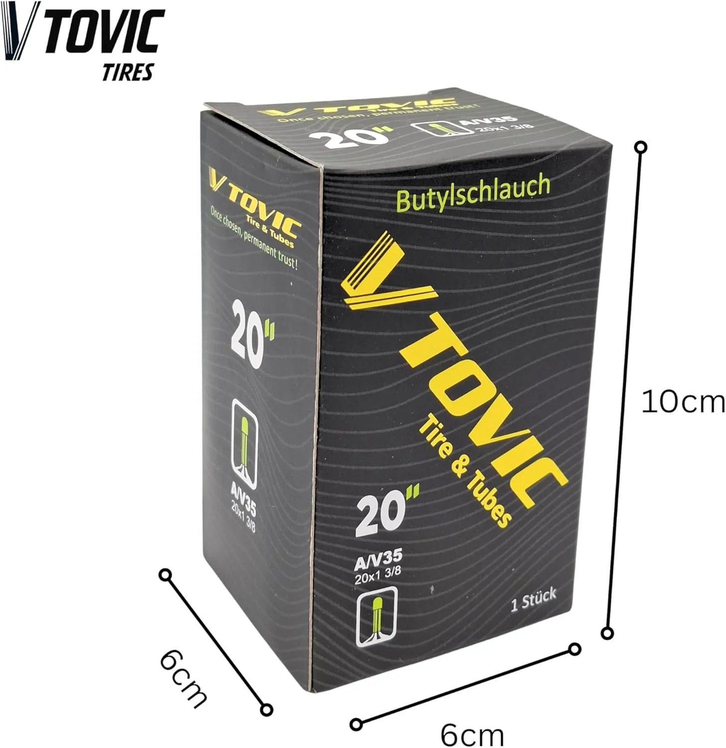 تیوب دوچرخه 20x1 3/8 اینچ – والف شردر AV35، تیوب جایگزین لاستیک بوتیل برای دوچرخه های شهری، جاده ای، کودکان، کوهستانی و BMX – بادوام و مقاوم در برابر پنچری – بسته 1 عددی تیوب دوچرخه 20x1 3/8 اینچ – والف شردر AV35، تیوب جایگزین لاستیک بوتیل برای دوچرخه های شهری، جاده ای، کودکان، کوهستانی و BMX – بادوام و مقاوم در برابر پنچری – بسته 1 عددی