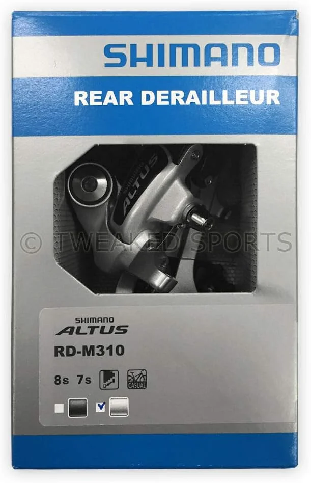 شانژمان عقب شیمانو آلتوس RD-M310 7/8 سرعته مشکی دوچرخه کوهستان نصب مستقیم