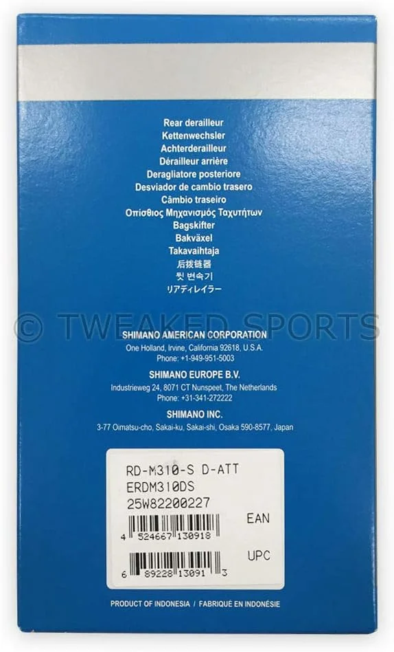 شانژمان عقب شیمانو آلتوس RD-M310 7/8 سرعته مشکی دوچرخه کوهستان نصب مستقیم - تصویر 3